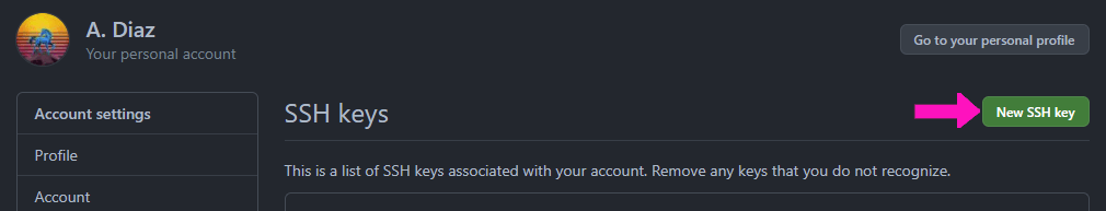 Adding SSH key in GitHub Adding SSH key in GitHub.