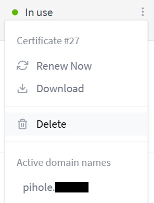 Downloading proxy host certificates in Nginx Proxy Manager Downloading proxy host certificates in Nginx Proxy Manager.